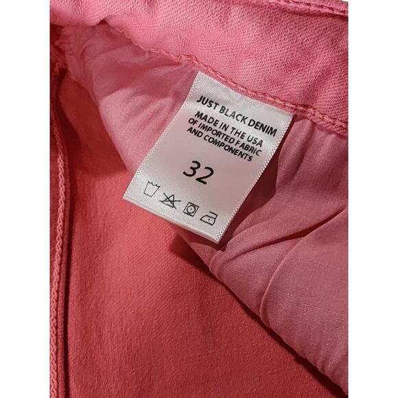 Just Black Denim High-Rise Skinny Cotton and Spandex Blend Pink Jeans Size 32 - Picture 7 of 10